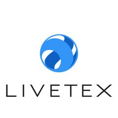 Логотип LiveTex — платформа для обслуживания и продаж в цифровых каналах