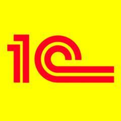 Логотип системы 1С:Предприятие. Фитнес клуб