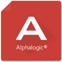Логотип ИВ-системы Alphalogic