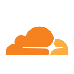 Логотип CDN-системы Cloudflare