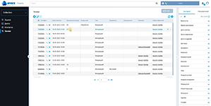 История звонков и взаимодействия в AMBER Service Desk