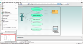 Создание диаграммы вариантов использования с программе для UML-моделирования Altova UModel
