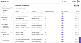 Управление шаблонами кадровых документов в функционале системы кадрового делопроизводства Астрал.iКЭДО