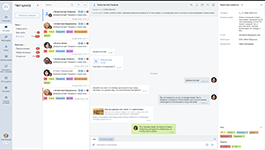 Чат-центр для взаимодействия с клиентами в программном продукте Chat2Desk