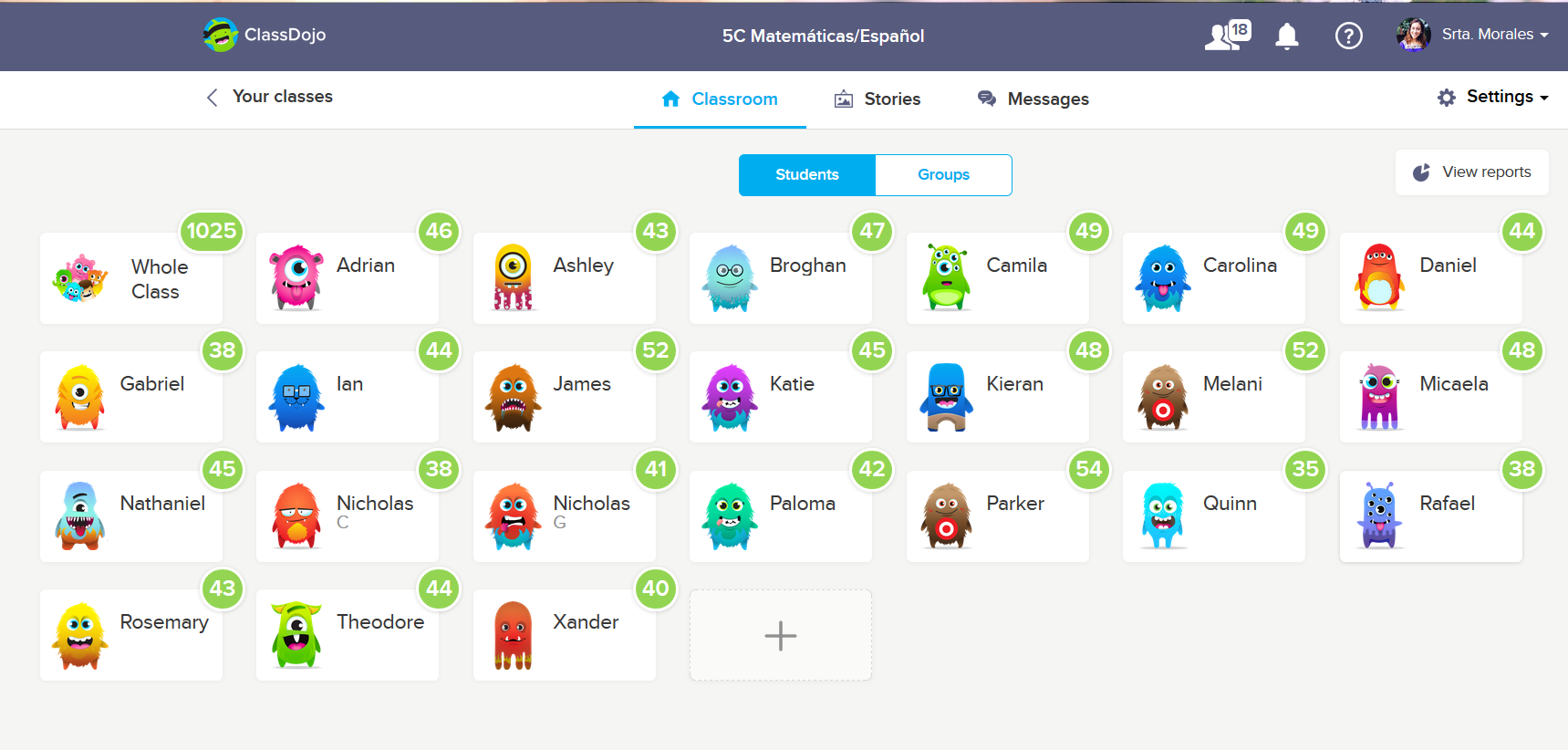 Управление классом и мотивация учеников в образовательной платформе ClassDojo