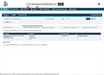Поиск данных о поставщике по названию в системе экспресс-проверки контрагентов D&B OnBoard