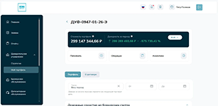 Мониторинг стоимости портфеля и доходности за период в модуле «Мой портфель» ЕСИА.Финанс