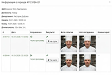 Автоматический учёт рабочего времени по фотофиксации и распознаванию лиц в системе учёта FaceTimer