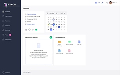 Планирование и управление онлайн-занятием и также организация работы с учебными материалами в Finch