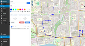 Использование маршрутов и треков в системе ГЛОНАСС-мониторинга GLOBARS