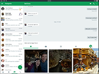 Общение в ранее существовавшем мессенджере Google Hangouts