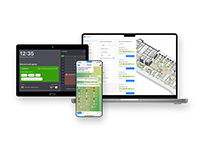 Работа в IWMS-системе Hotdesk на различных устройствах