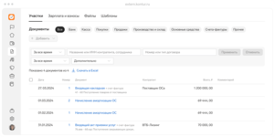 Первичный бухгалтерский учёт в интернет-бухгалтерии Контур.Экстерн