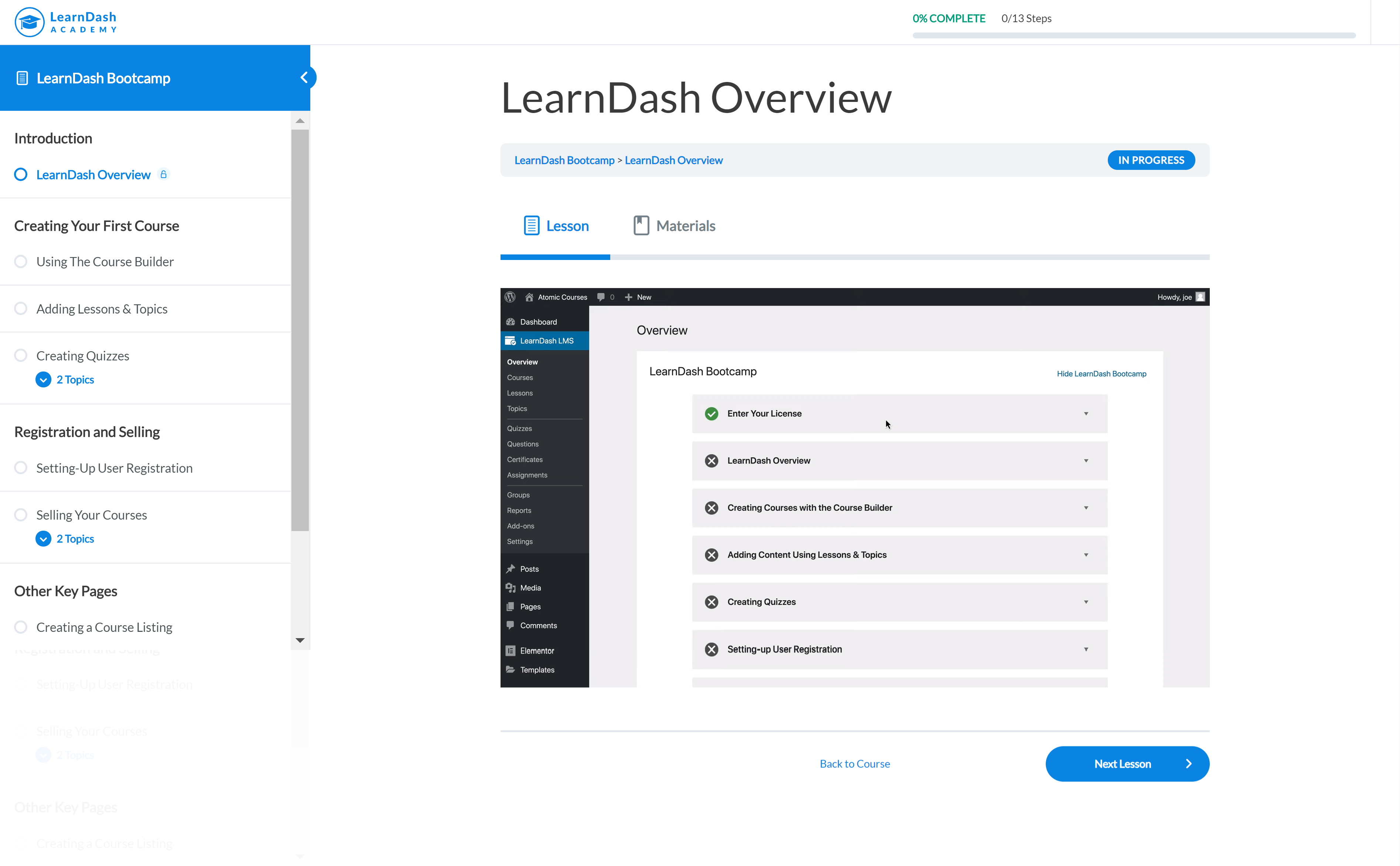 Разработка структурированных программ с сертификацией в системе управления курсами Learndash
