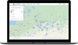 Анализ местоположения объектов в геоаналитическом сервисе LocationPro от компании МТС