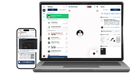 Обмен файлами в комплексной корпоративной коммуникационной платформе РТУ-Коннект