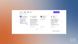 Отображение отзывов с Яндекс, Google, 2ГИС в виджете ReviewLab