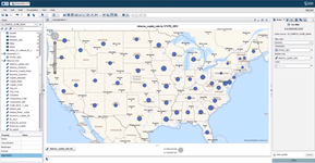 Визуализация данных на карте в программном продукте для бизнес-аналитики САС Вижуал Аналитикс