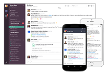 Корпоративное общение на базе корпоративного мессенджера Slack от компании-разработчика Salesforce