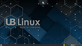 Рабочий стол операционной системы UBLinux