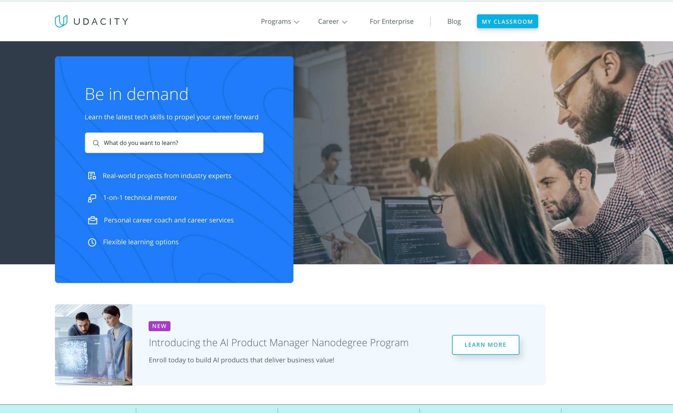 Освоение IT-навыков и прохождение профессиональных программ в платформе Udacity