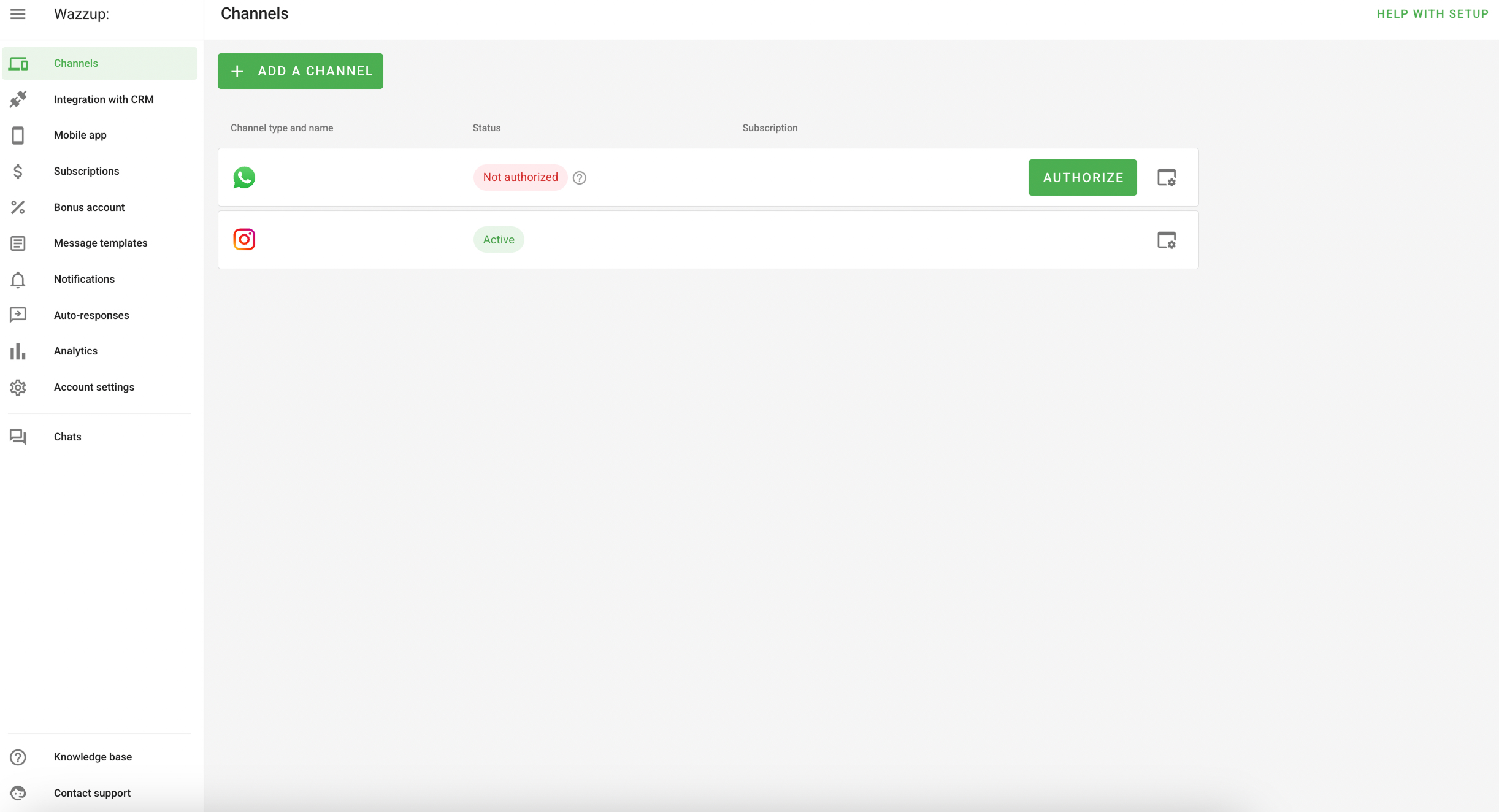 Платформа омниканальной коммуникации с клиентами Wazzup для интеграции мессенджеров с CRM