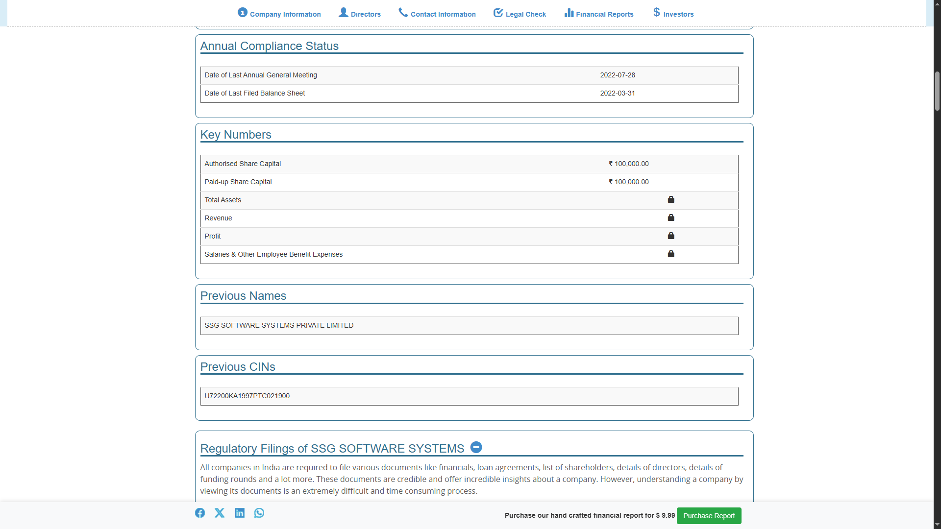 Анализ финансовых показателей и статуса индийской компании в Zauba Corp