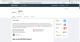 Изучение сведений о программном продукте на портале trusted